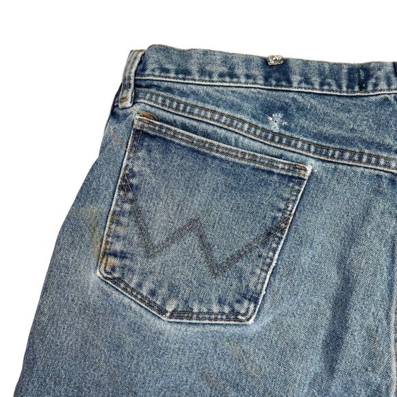 Wrangler FR13MMS Flame Resistant Original Fit Men's Jeans Size 40x30 Distressed - Picture 6 of 15